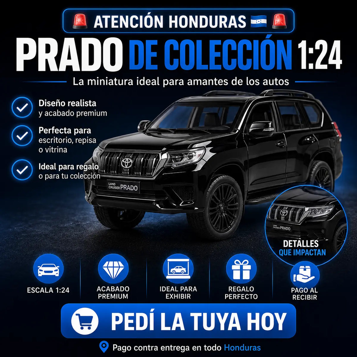 PradoLegend™ | Toyota Land Cruiser Prado a Escala 1:24