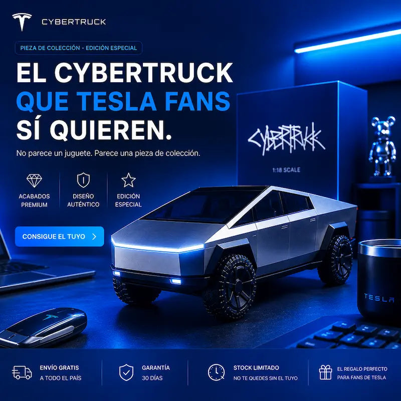 ORIGINAL Cybertruck 1:18 Escala Cybertruck Control Remoto - + garantia 12 meses gratis The Official Tesla Shop/