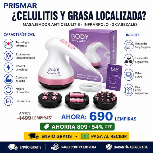 ✨ Masajeador Anticelulitis Body Innovation — ¡Tu Spa en Casa con Tecnología Infrarroja!