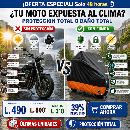 MotoShield Pro – Cobertor Impermeable Reflectante para Motocicleta amazon Certificado y con Garantia
