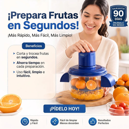 PeelEase Pro™ — Pelador Eléctrico de Frutas + Garantia