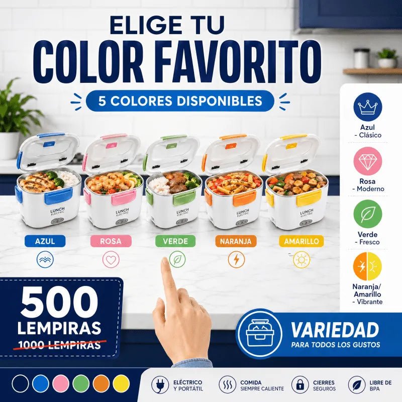 HeatBox Pro™ – Lonchera Eléctrica Inteligente