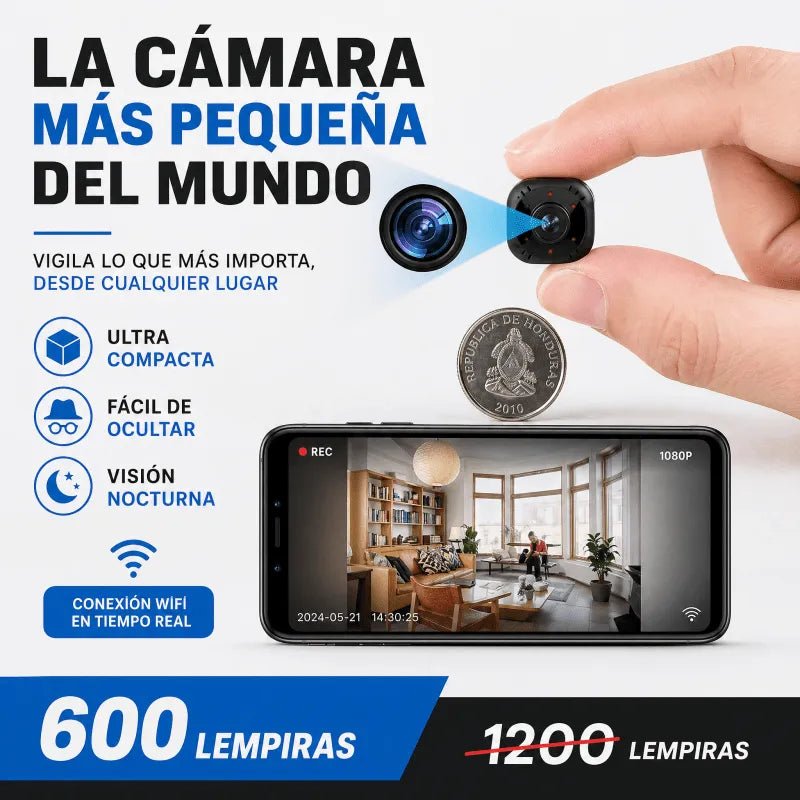 MINI CAMARA 4K ™ MINIATURA +GARANTIA 12 MESES