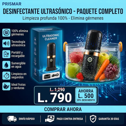 Purificador Portátil para Frutas y Vegetales