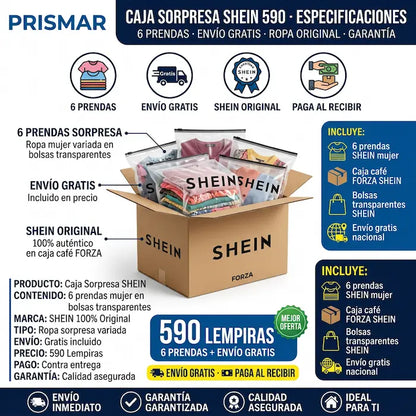 👗📦 Caja Sorpresa SHEIN — Prendas Originales