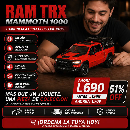 RAM TRX Mammoth 1000 — Camioneta a Escala Coleccionable