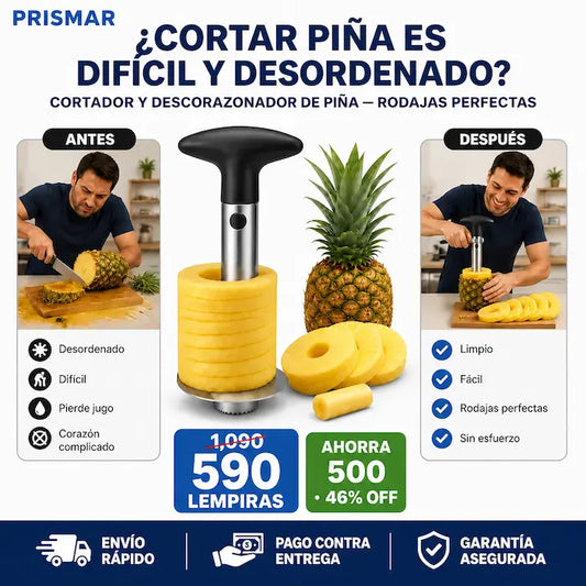 Manual Cortador y Descorazonador de Piña