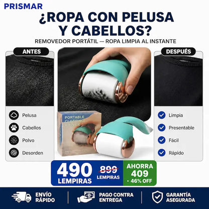 Removedor Portátil de Pelusa Reutilizable