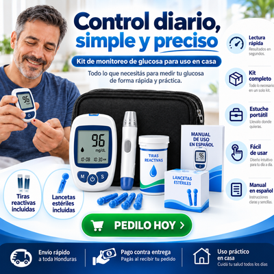 Monitor de Glucosa GlucoTrack Pro