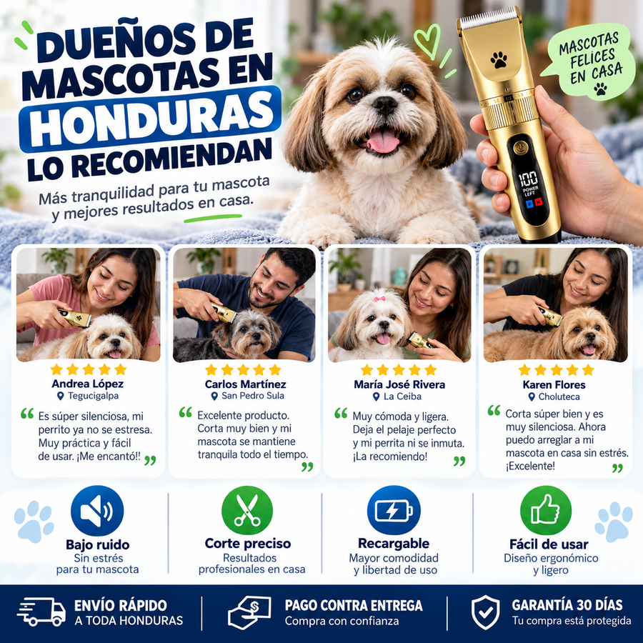 PetTrim Pro – Máquina Cortapelos Inalámbrica para Mascotas - imagen 3