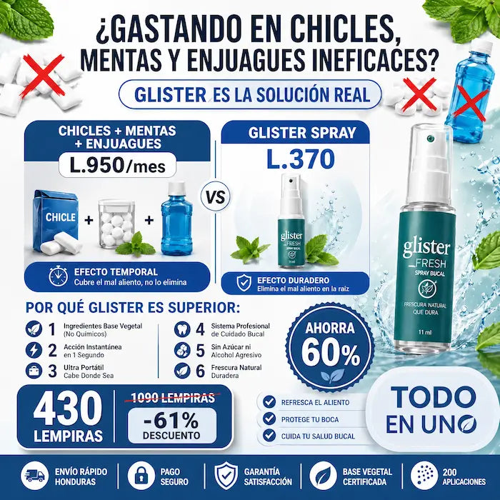 Glister Fresh spray bucal refrescante NATURAL