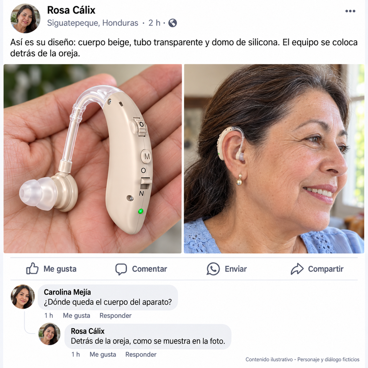 Audífonos amplificadores auditivos para pérdida auditiva con garantia 12 meses