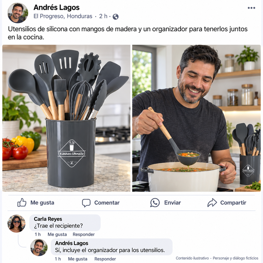 KitchenPro Set — ¡El Set de Utensilios que Tu Cocina Estaba Esperando! - reseña de cliente 2