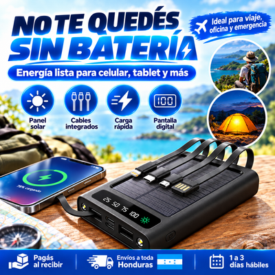 Power Bank Solar 20,000mAh