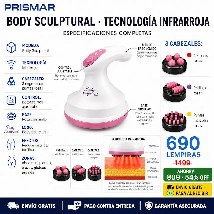 ✨ Masajeador Anticelulitis Body Innovation — ¡Tu Spa en Casa con Tecnología Infrarroja!