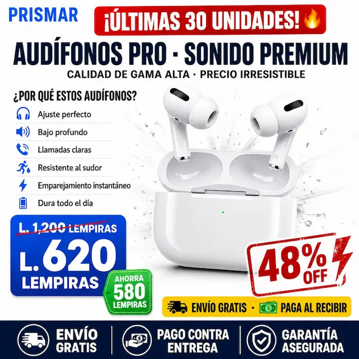 AirPods Pro 4 – Audífonos Inalámbricos Premium + GARANTIA 12 MESES
