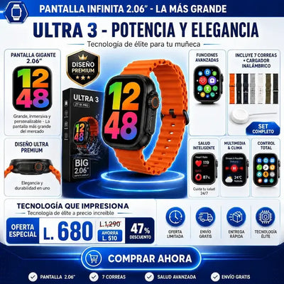 Smartwatch UltraWatch ZT-91 Pro