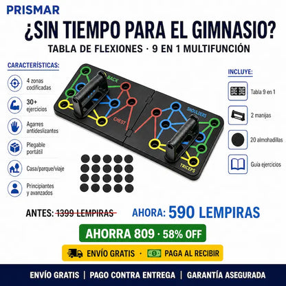 💪 Push Up Board — ¡Entrená con Precisión y Definí tu Cuerpo en Casa!