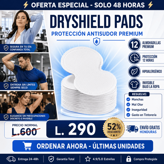 ARMPIT SWEAT PADSDryShield Pads – Parches Absorbentes Antisudor para Axilas - Inversiones Alkosto