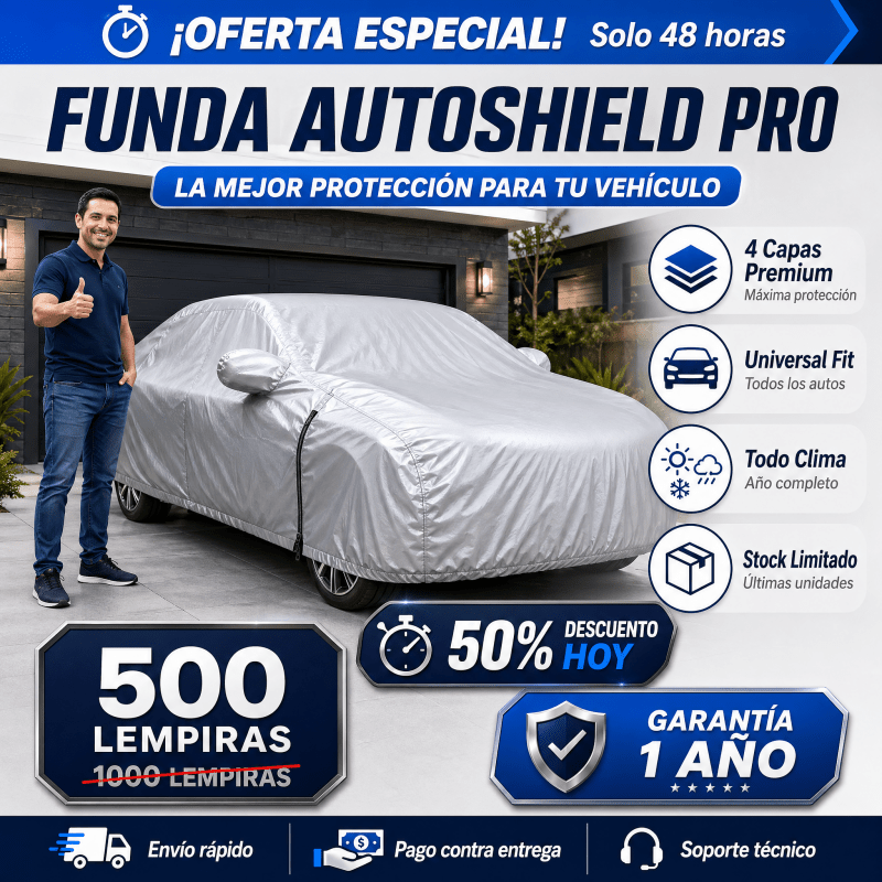 AutoShield Pro™ – Funda Protectora Impermeable para Auto - Inversiones Alkosto