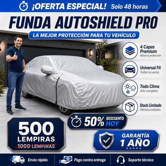 AutoShield Pro™ – Funda Protectora Impermeable para Auto - Inversiones Alkosto