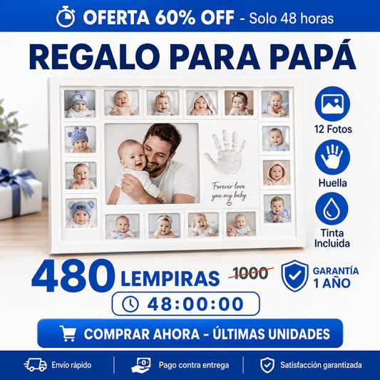 BabyPrint Memories Marco de Huellas para HIJO O HIJA - Inversiones Alkosto