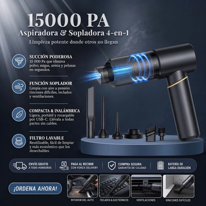Aspiradora Portátil Inalámbrica TurboClean™