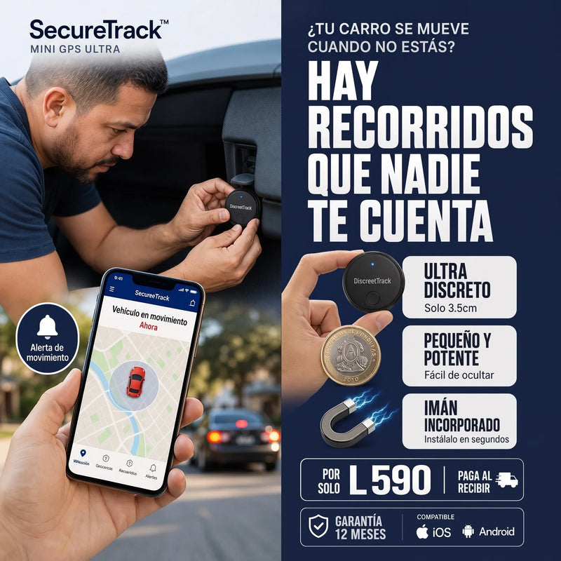 SecureTrack™ – Rastreador GPS para Vehiculos, Mascotas , personas y más Garantía 12 Meses - imagen 3