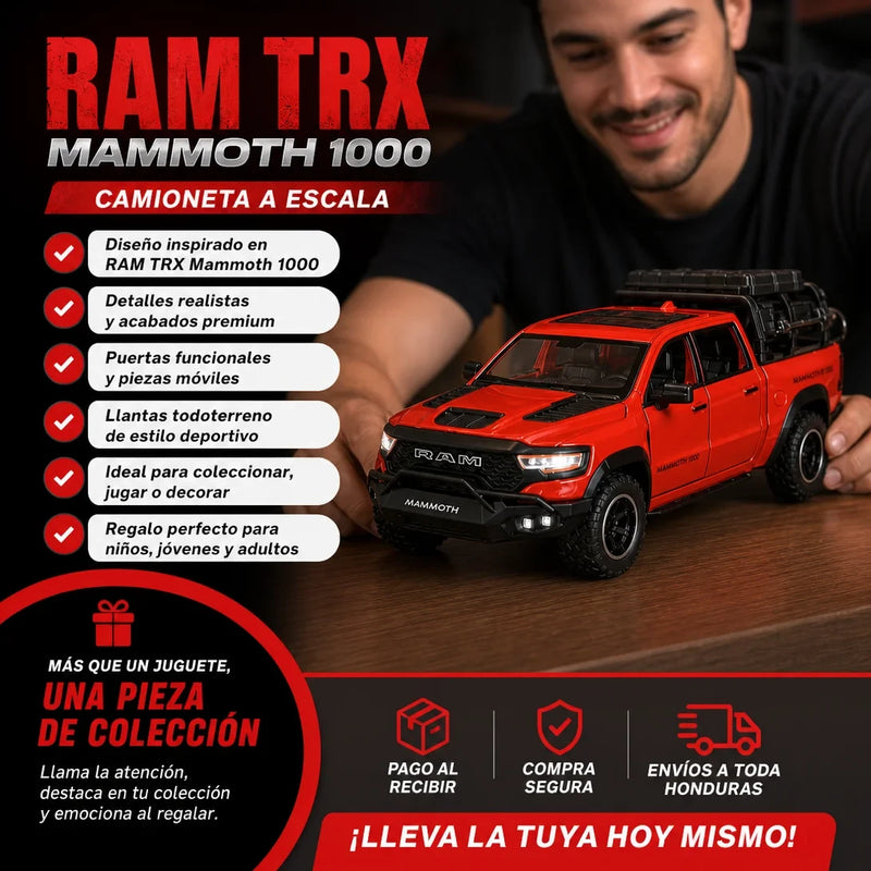 RAM TRX Mammoth 1000 — Camioneta a Escala Coleccionable - imagen 2