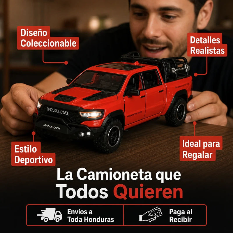 RAM TRX Mammoth 1000 — Camioneta a Escala Coleccionable - imagen 3