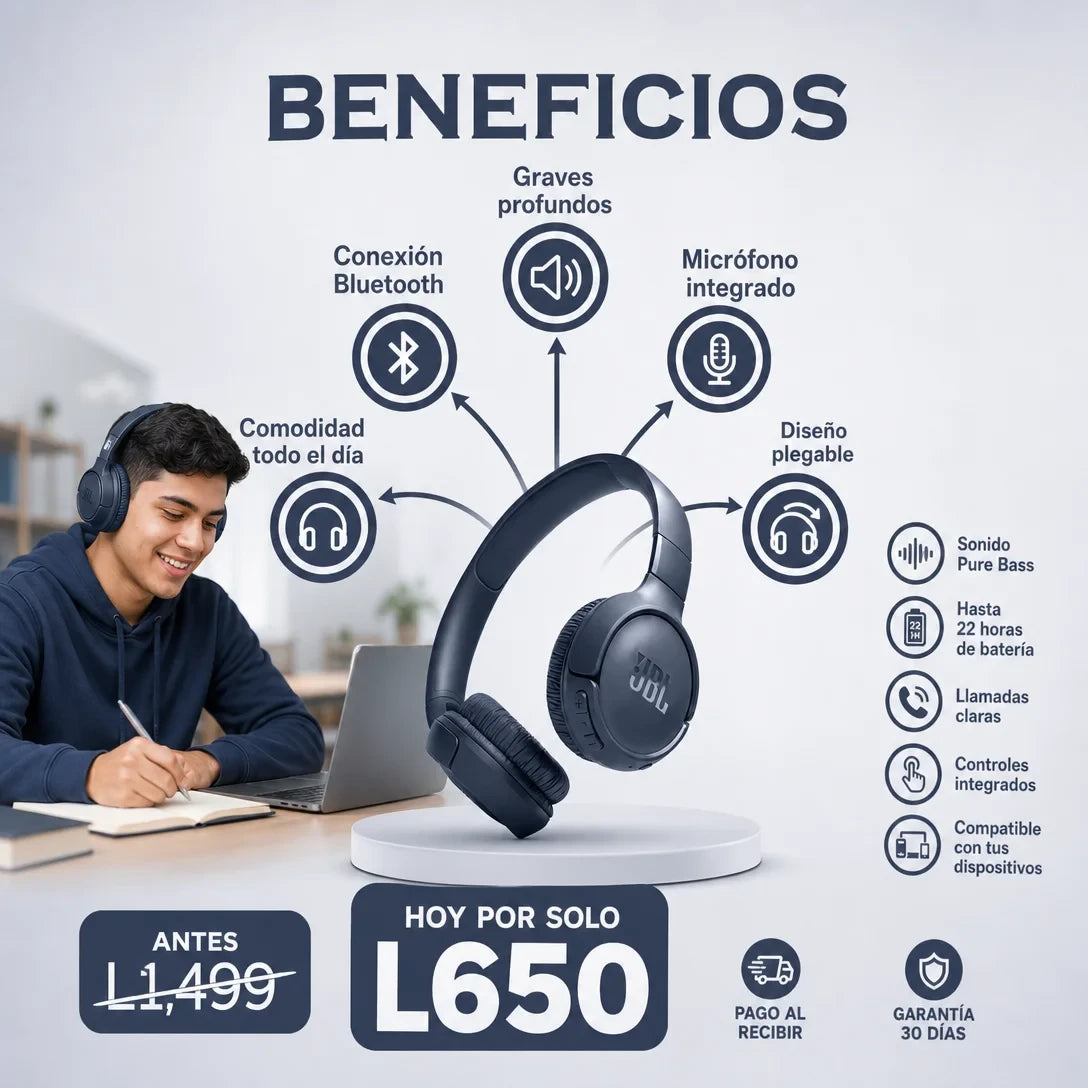 Pure Bass Wireless — Graves Potentes Sin Cables