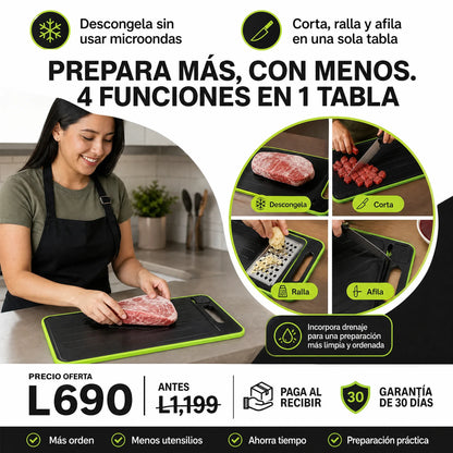 Tabla Descongeladora 4 en 1 para Cocina