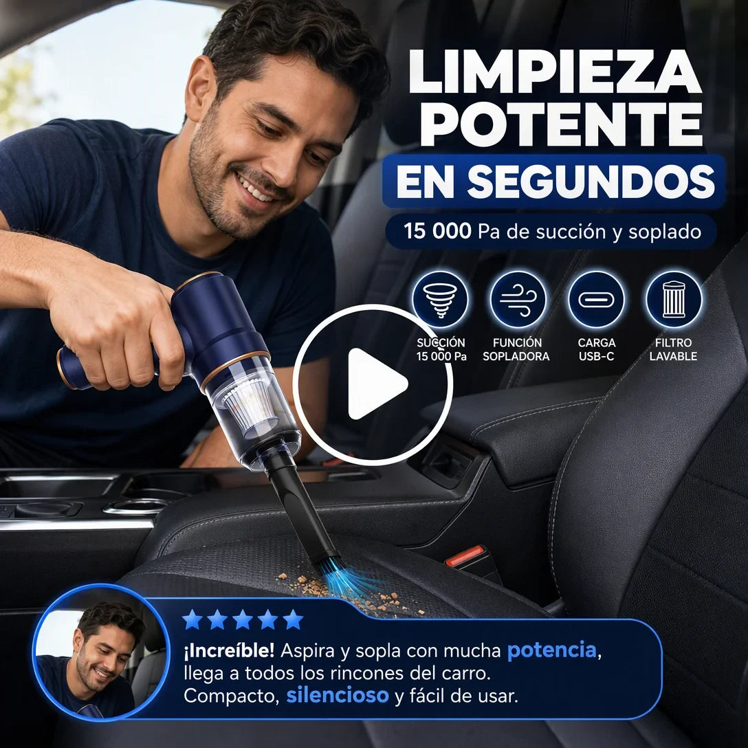 Aspiradora Portátil Inalámbrica TurboClean™