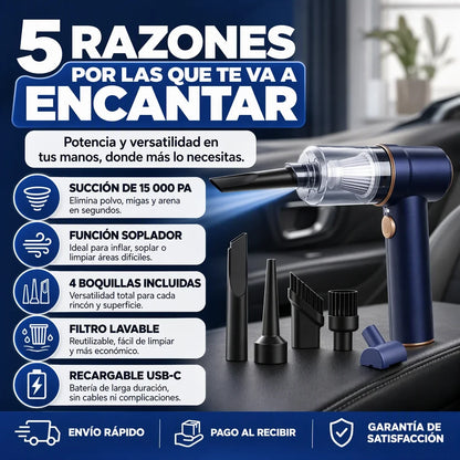 Aspiradora Portátil Inalámbrica TurboClean™