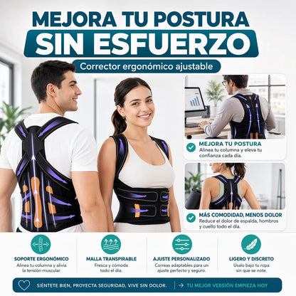 Corrector de Postura con Soporte Lumbar
