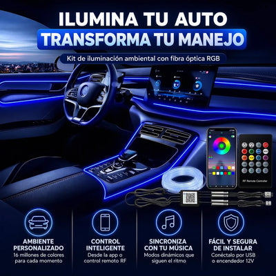 Luces LED GlowRide para Carro