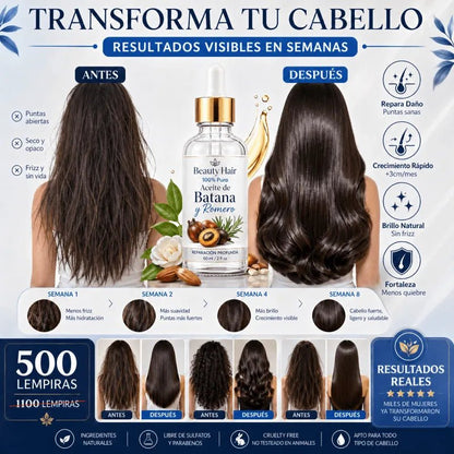 Batana Hair Pro – Aceite 100% Natural Capilar Batana y Romero