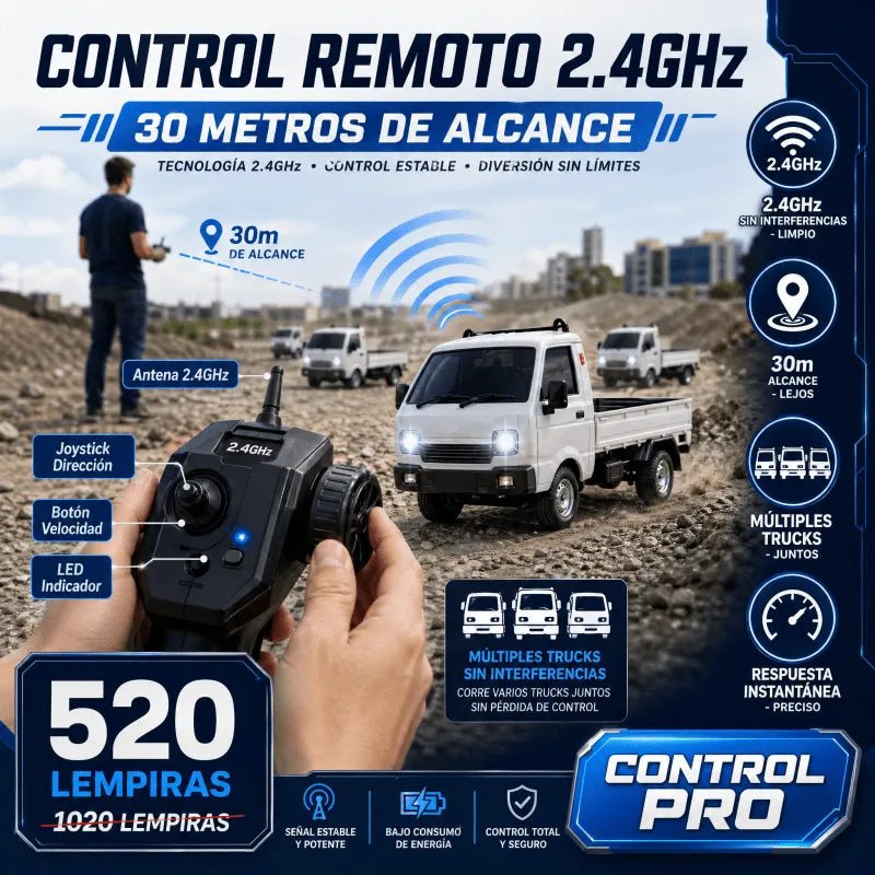 Camión RC Todoterreno 4x4 TitanCrawler Control Remoto |Amazon con Garantía incluida