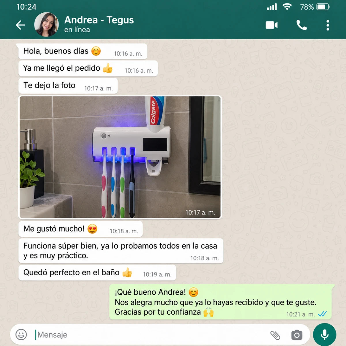 CleanSmile Pro– Dispensador Automático Dental con Luz Ultravioleta