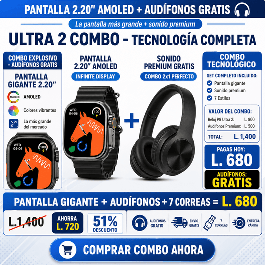 COMBO UltraWatch Max Kit con garantía extendida 2 años - Inversiones Alkosto
