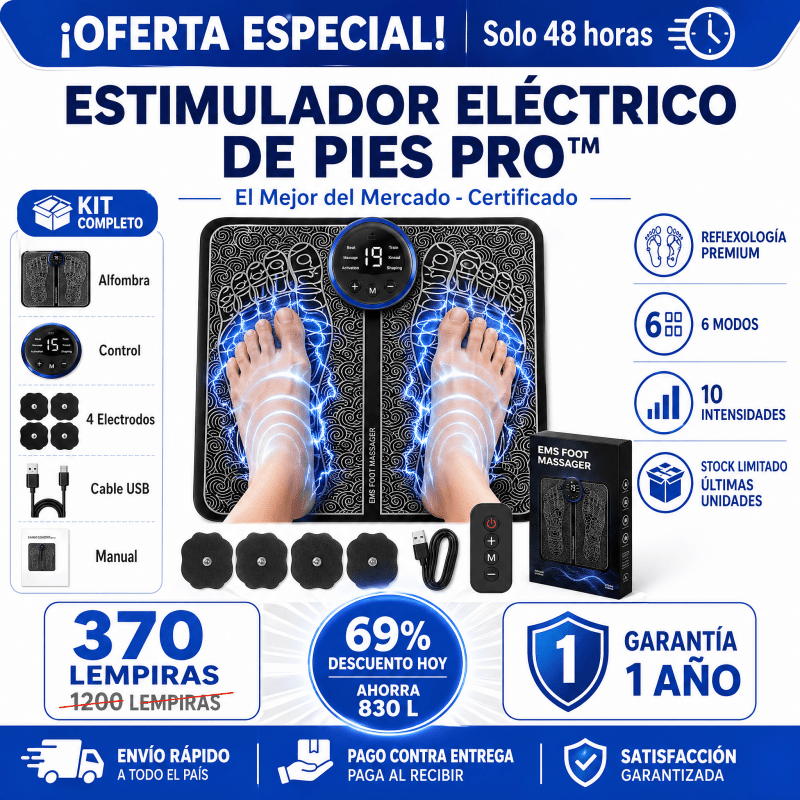 ESTIMULADOR ELÉCTRICO DE PIES PRO™ - Inversiones Alkosto