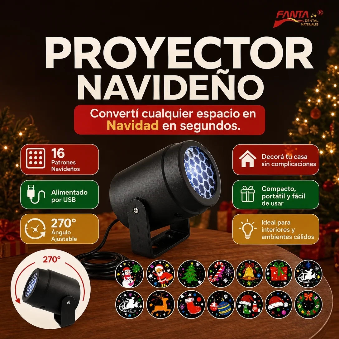 Magic Christmas Projector — Iluminá tu Navidad en Segundos