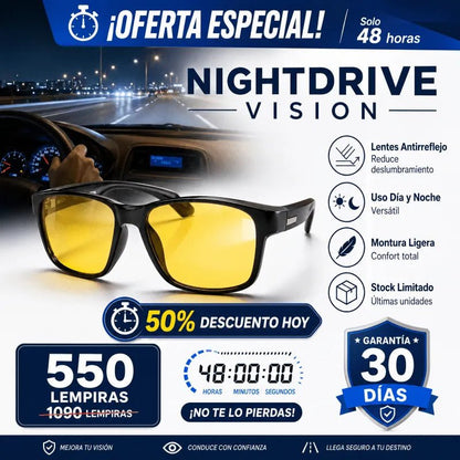 NightDrive Vision™ – Gafas Antirreflejo Día & Noche