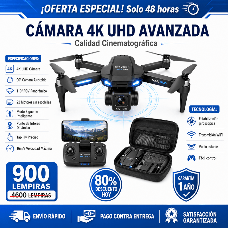 Sky Vision Max Drone Pro - Inversiones Alkosto