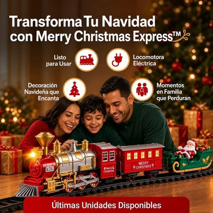 Tren Navideño con Luz y Música